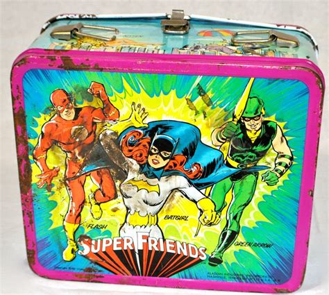 super friends metal lunch box|Super Friends Lunch Box Indiana Collectible Metal Lunchboxes .